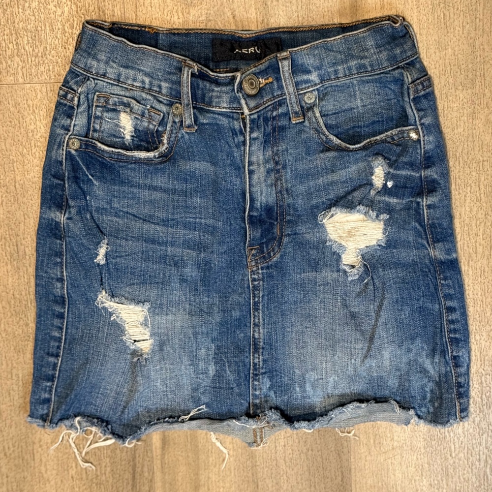Aeropostale Blue Mini Skirt